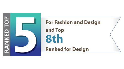 3. Top 5th Guardian Ranked for Fashion & Textiles and Top 8th Ranked for Design